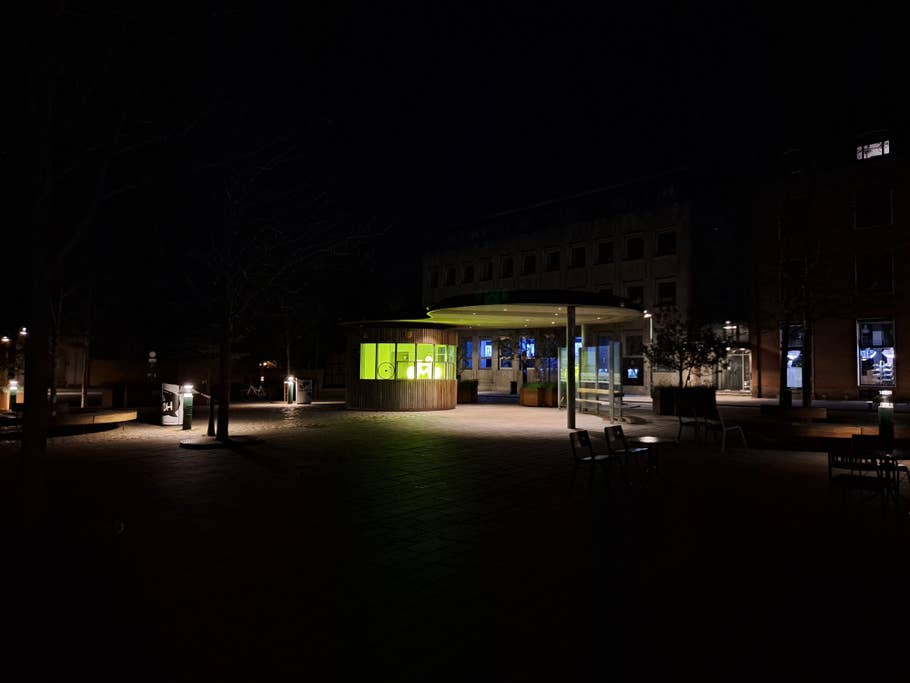 Caméra principale avec mode nuit désactivé