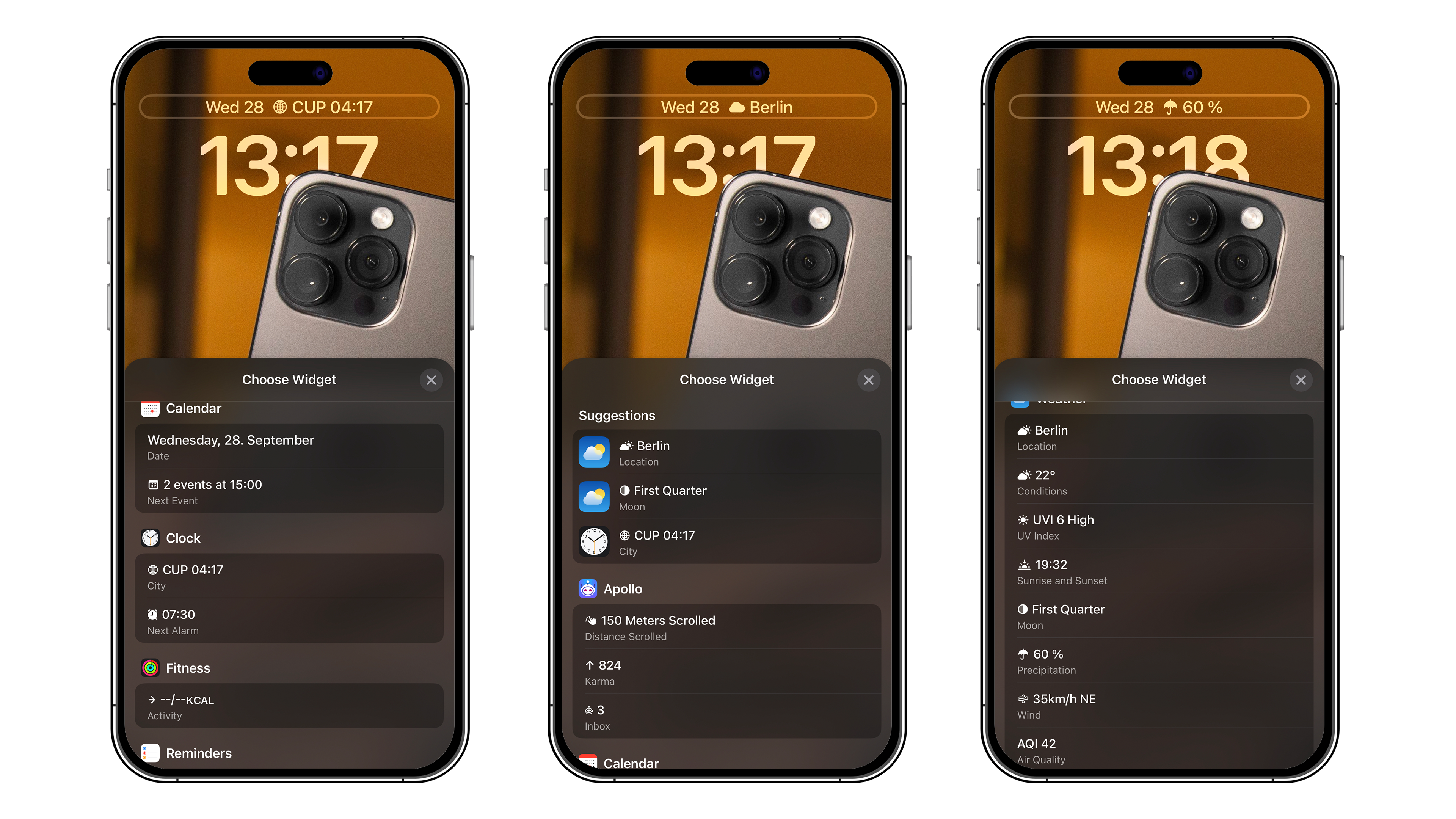 Apple iOS 16 ecran verrouillage