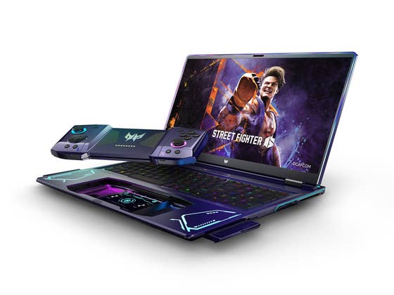 Acer présente un PC portable gamer avec des manettes de jeu intégrées