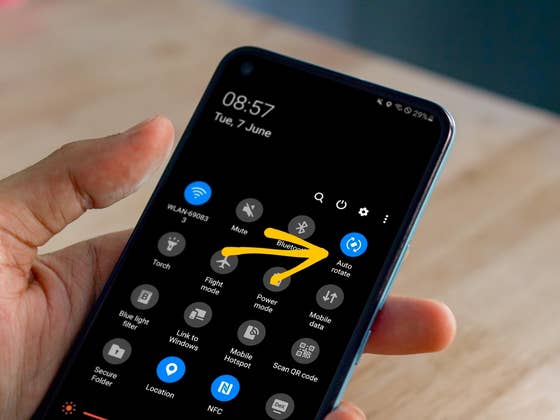 Comment désactiver la rotation automatique de l’écran sur votre smartphone Samsung