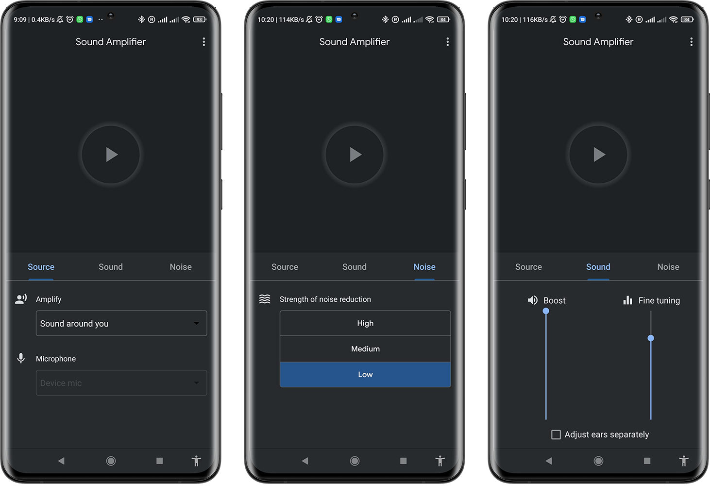 Android how to hear sounds better