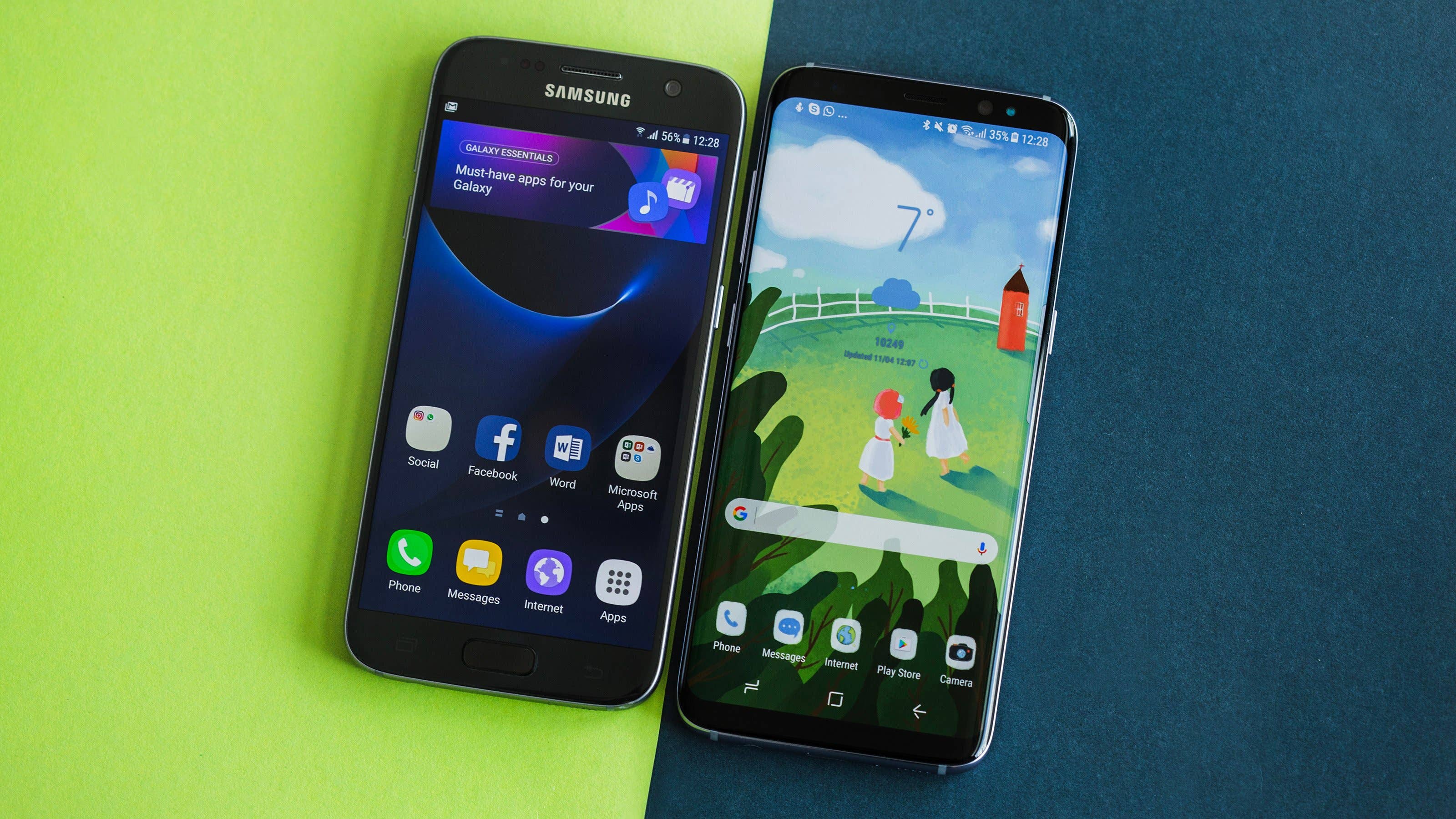 AndroidPIT Galaxy S8 vs Galaxy S7 comparison 2502