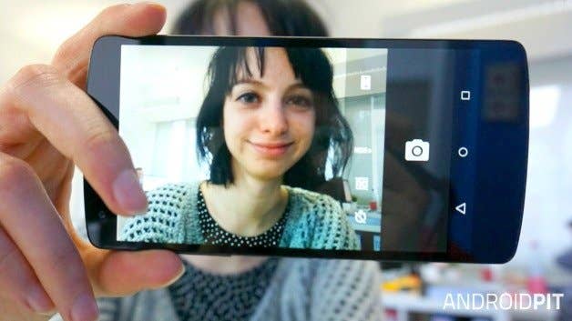 AndroidPIT Nexus 5 camera selfie