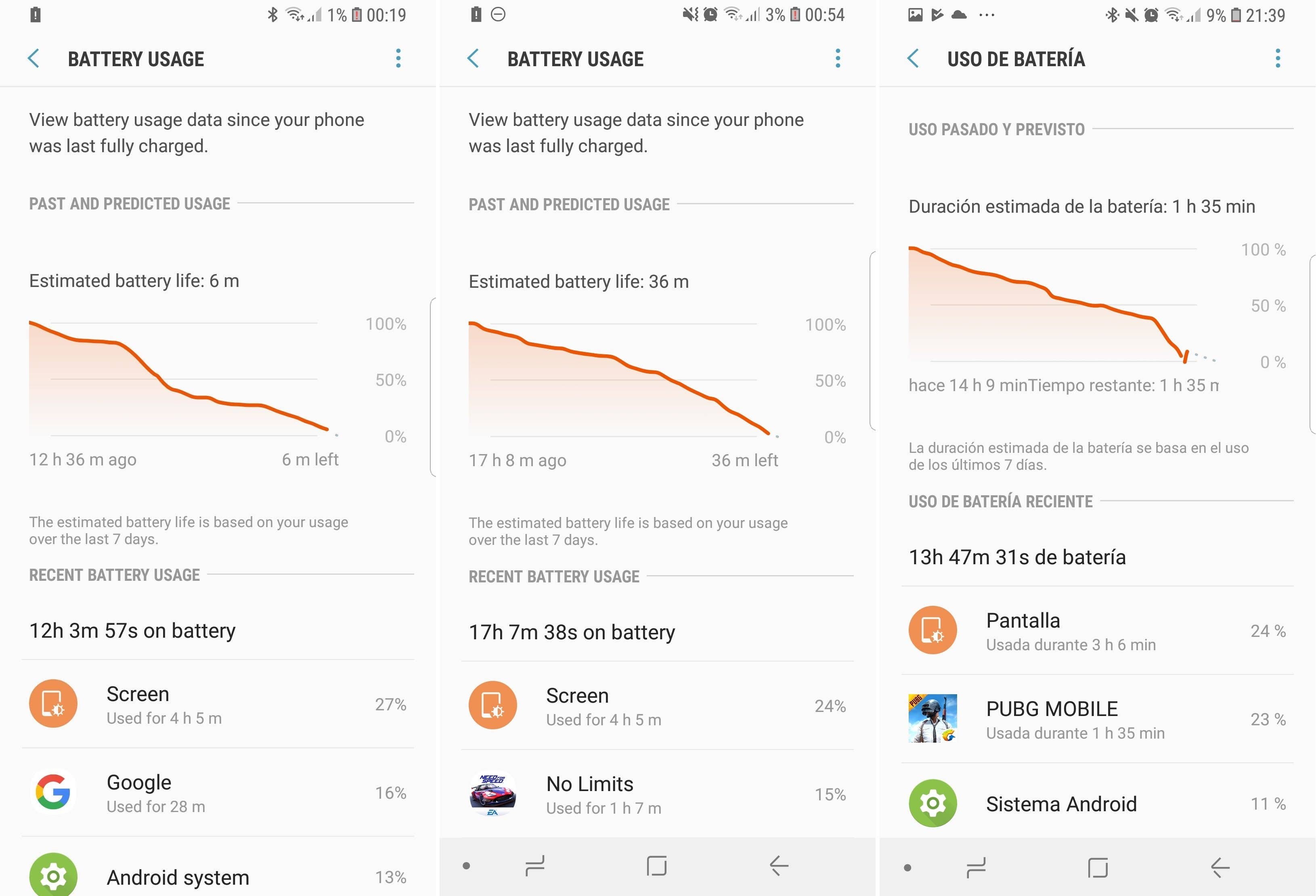 AndroidPIT Samsung Galaxy S9 test battery
