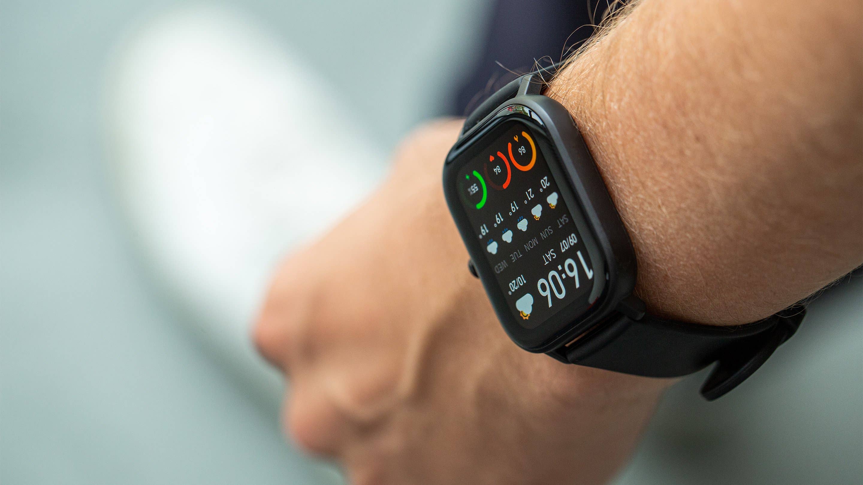 AndroidPIT huami amazfit gts side