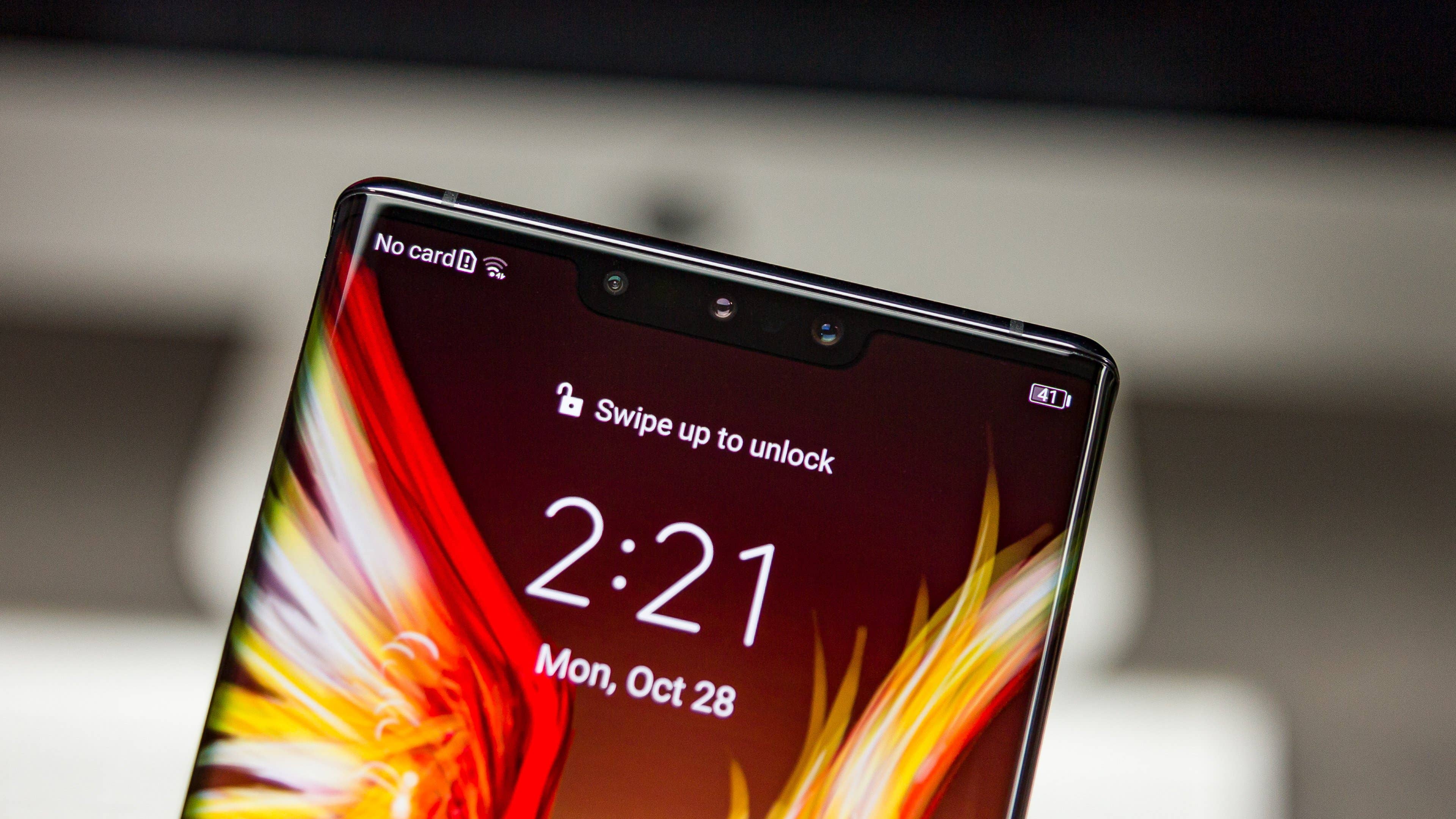 AndroidPIT huawei mate 30 pro front top