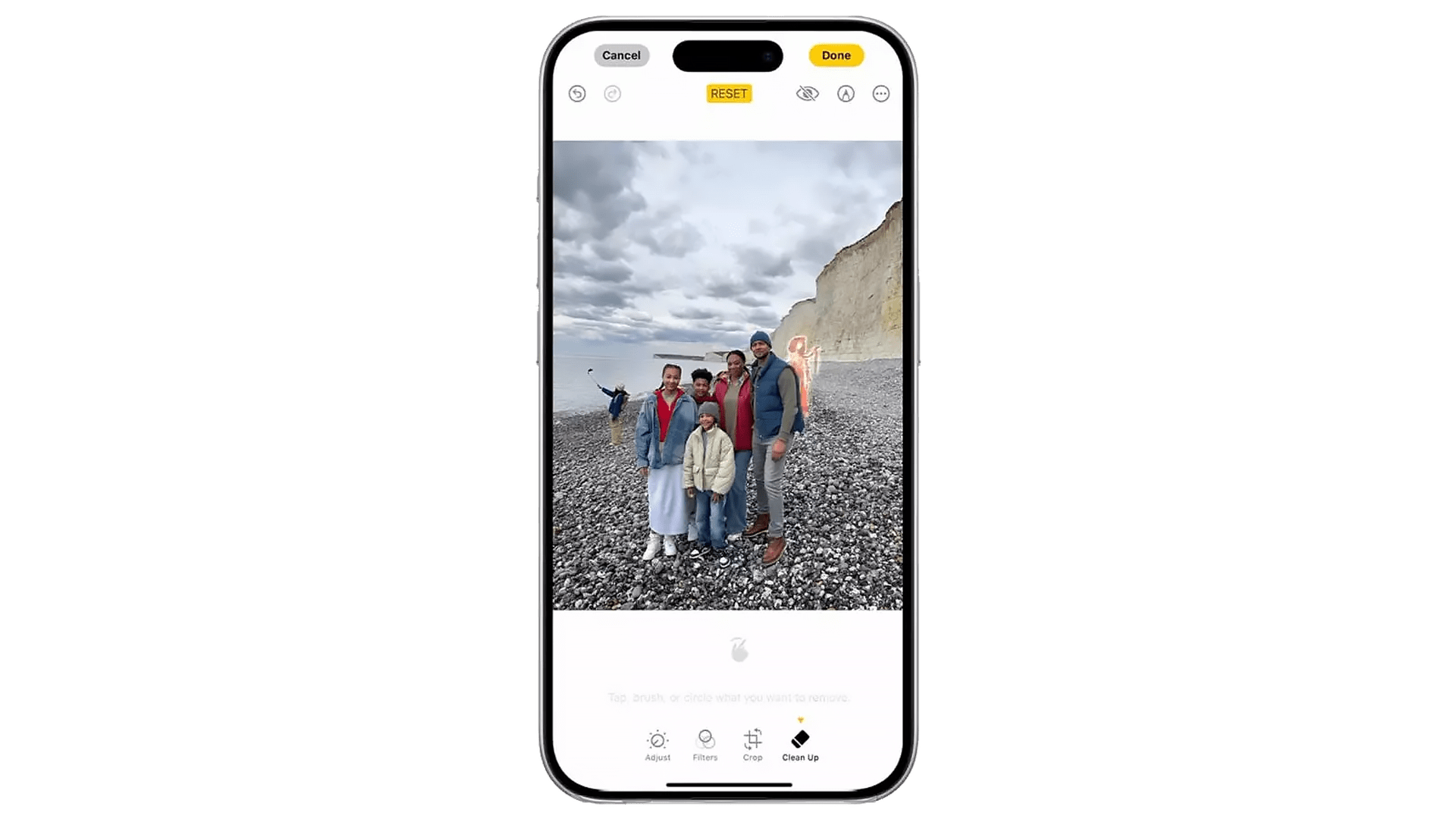 La fonction Clean Up d'Apple