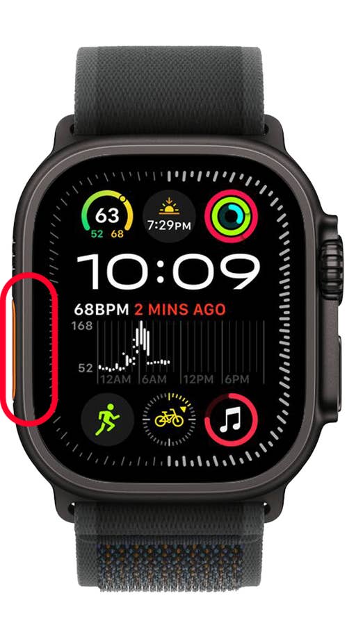 Les nouvelles fonctions du bouton Action de lu0027Apple Watch