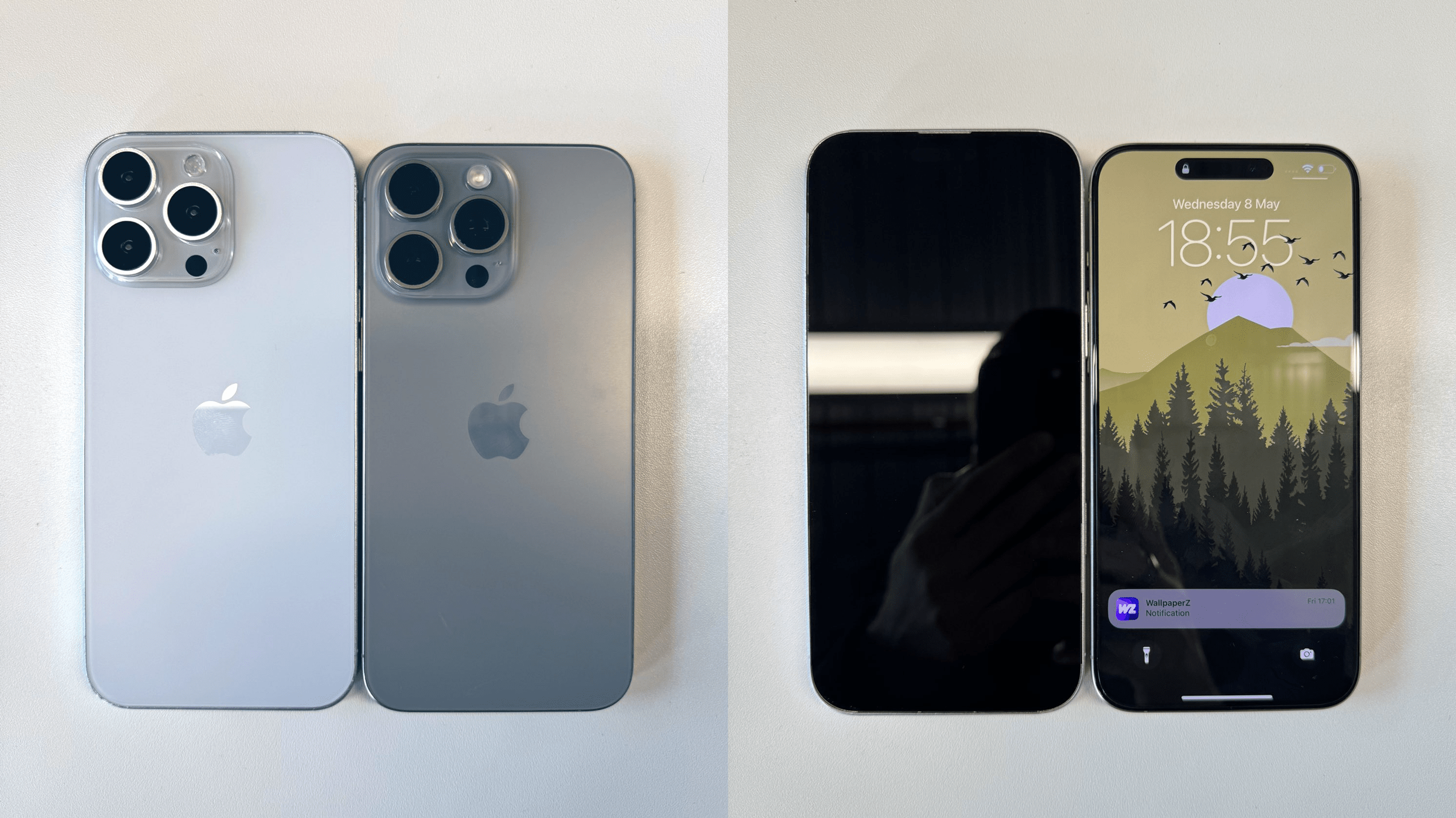 Le prétendu nouvel iPhone 16 Pro Max comparé à l'iPhone 15 Pro Max