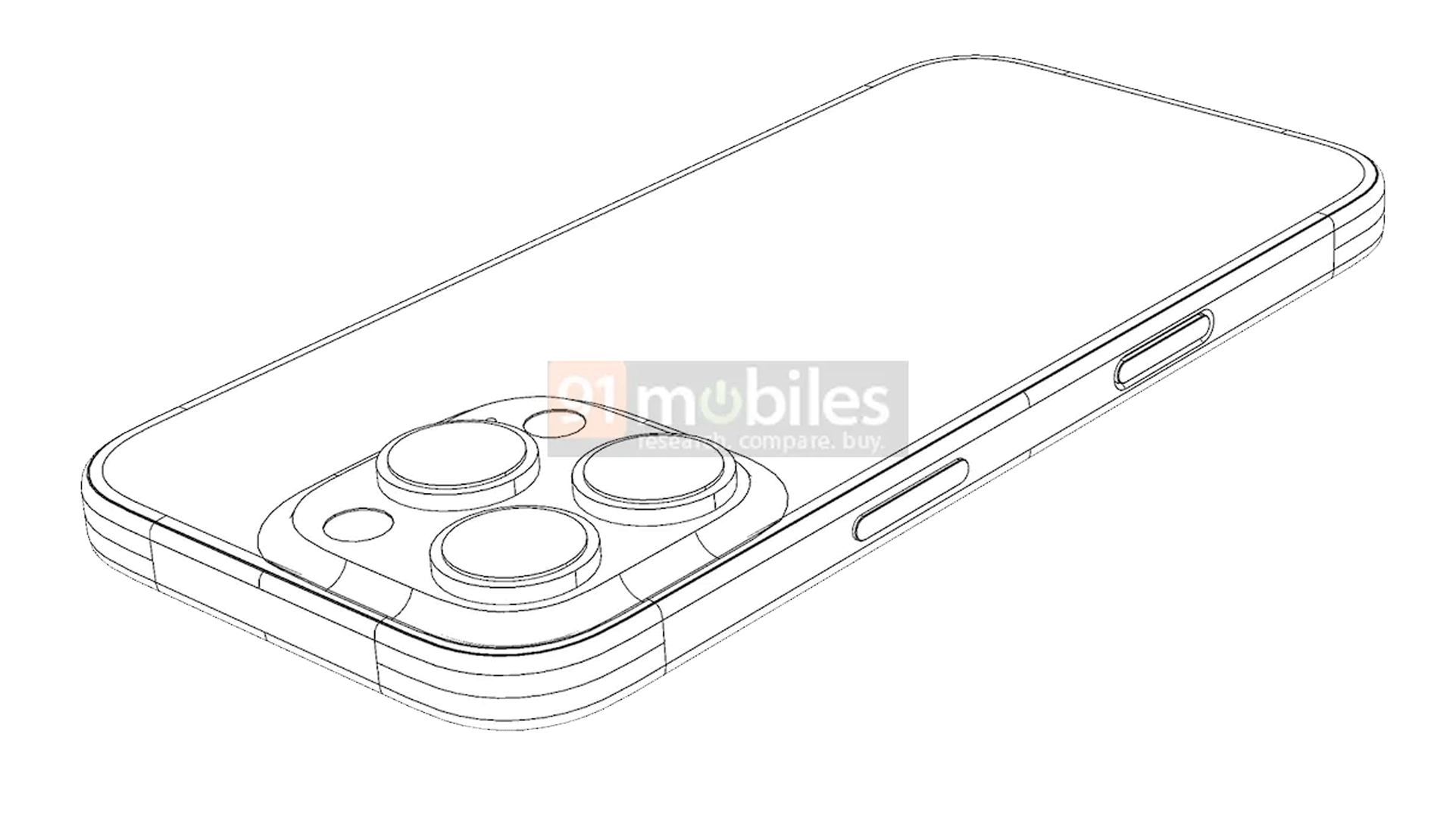 Un schéma de l'iPhone 16 Pro avec un déclencheur physique pour prendre des photos