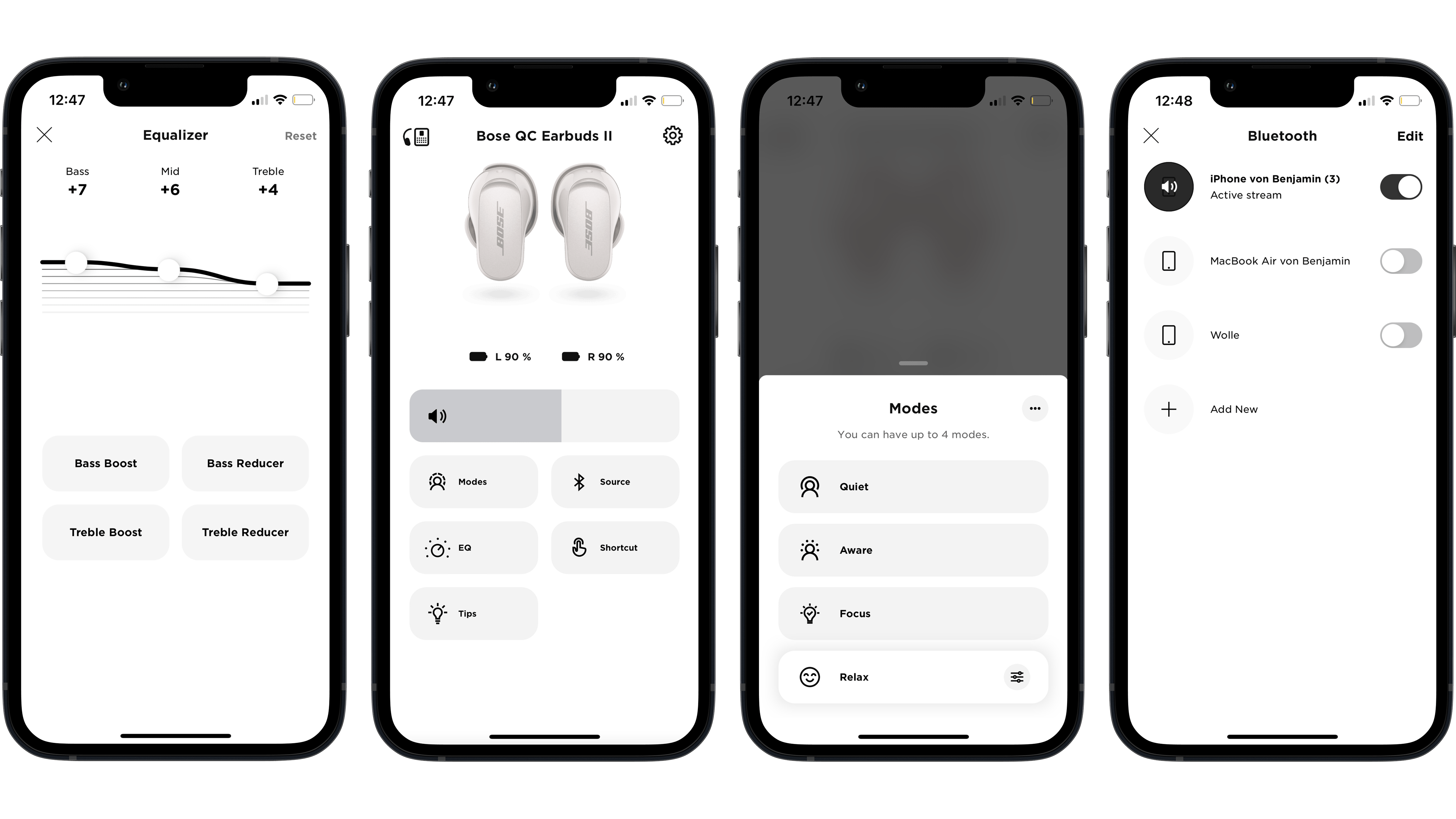 Bose QC Earbuds 2 companion app