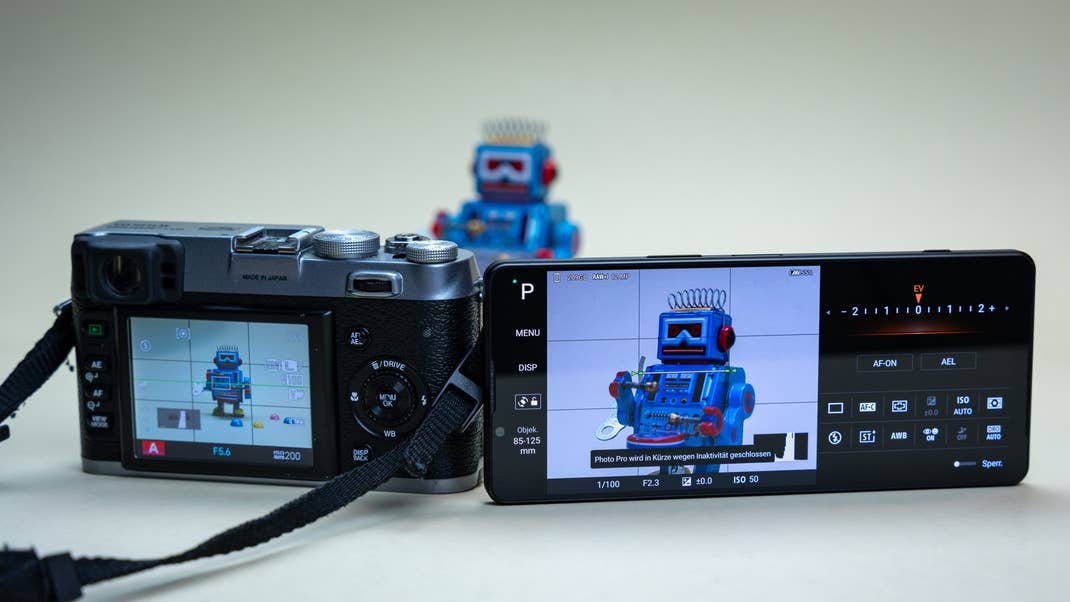 Le Xperia1 Mark V et une caméra à l