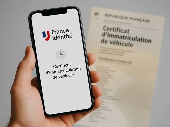 Ajouter une carte grise num&eacute;rique dans France Identit&eacute;: La m&eacute;thode simple et rapide