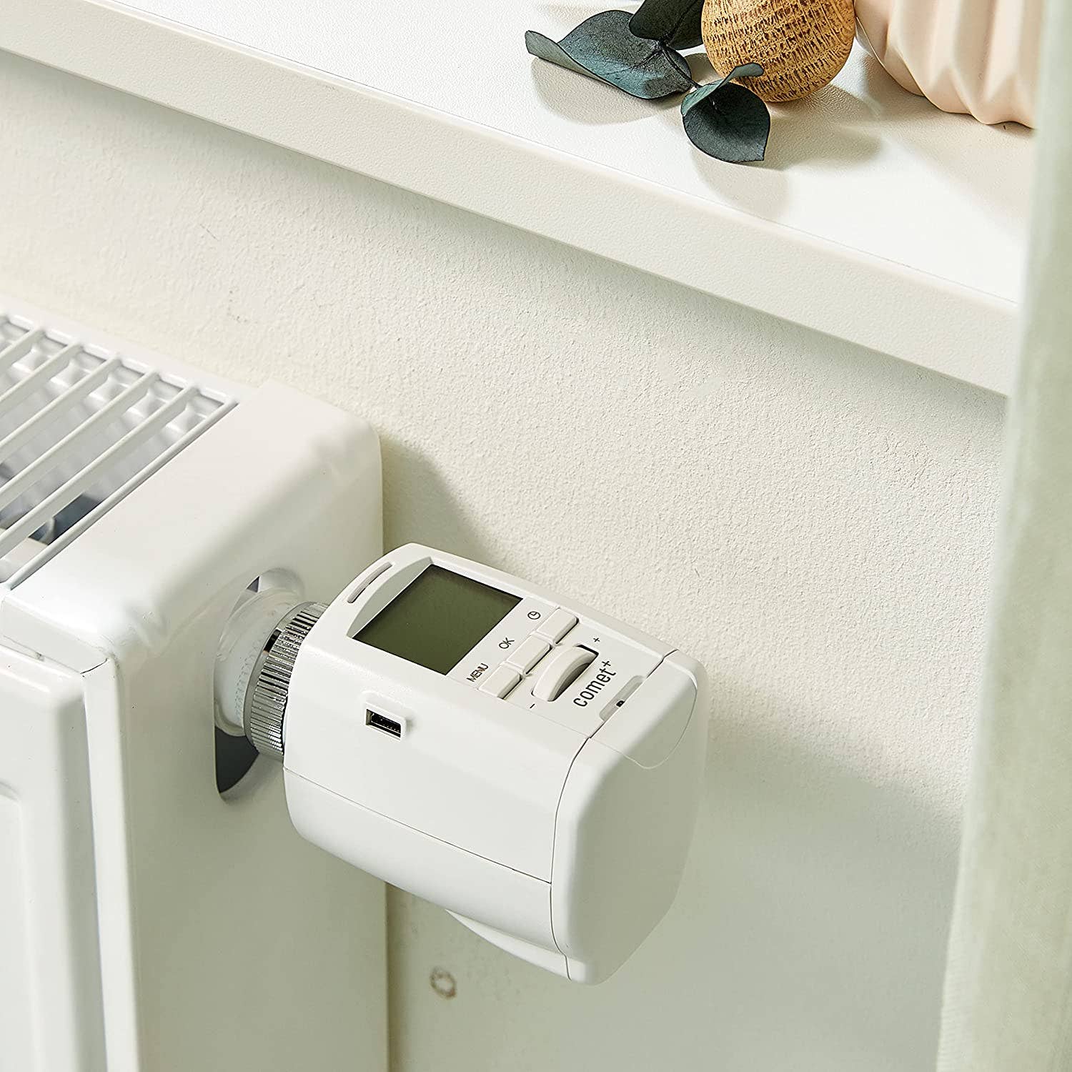 Installiertes Heizkörperthermostat von Eurotronic