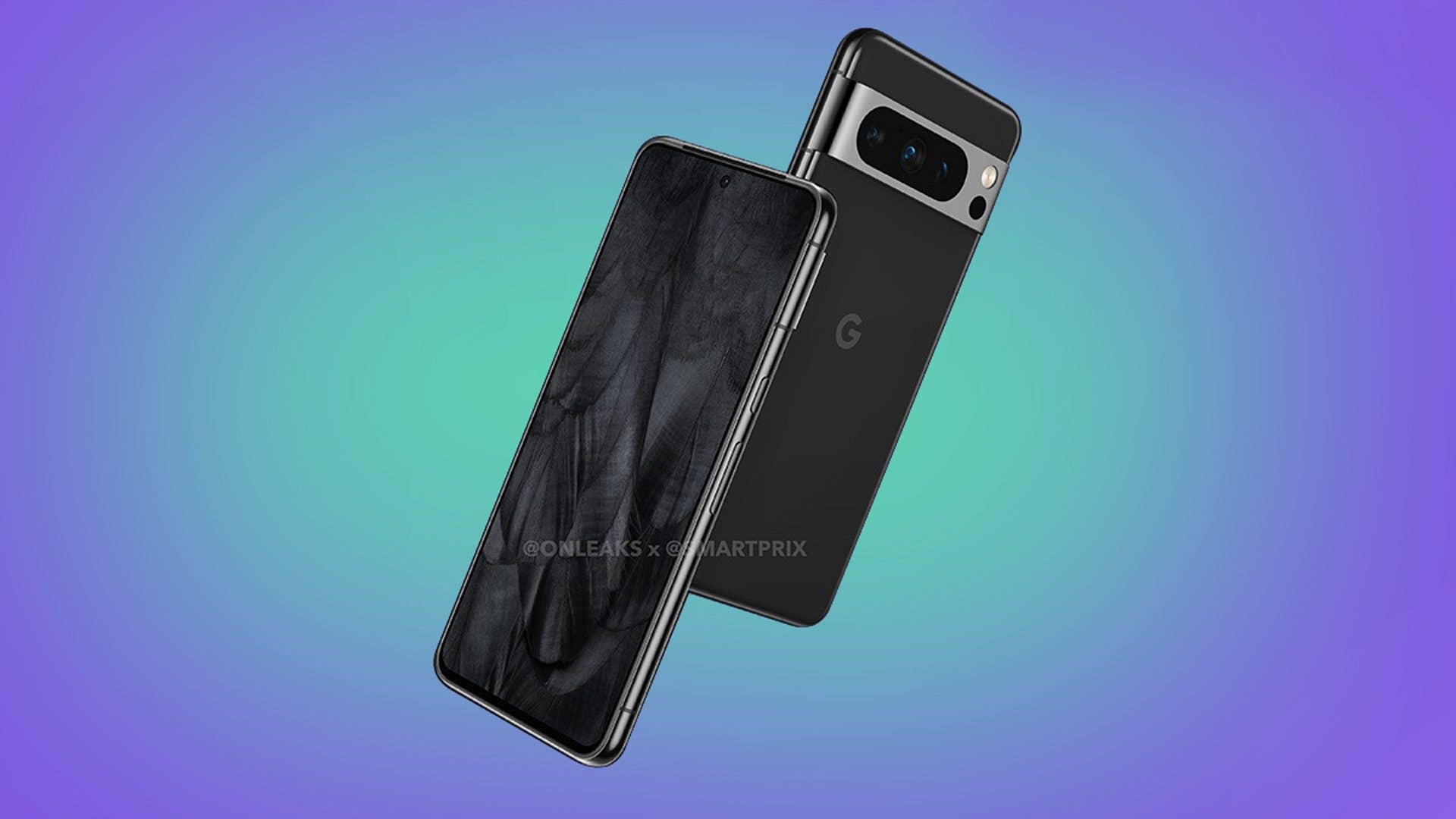 Photos du design du Google Pixel 8 Pro