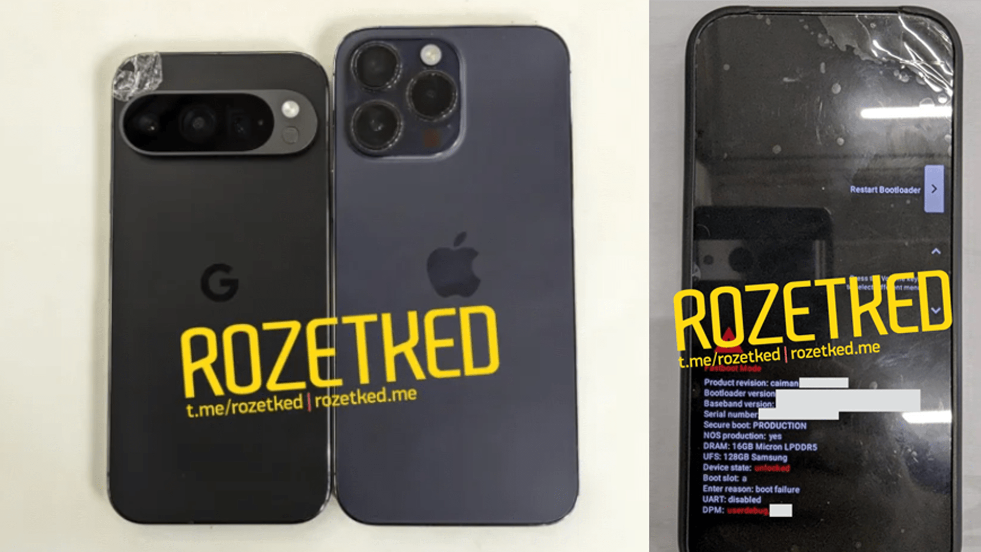 Le rendu du Pixel 9 Pro