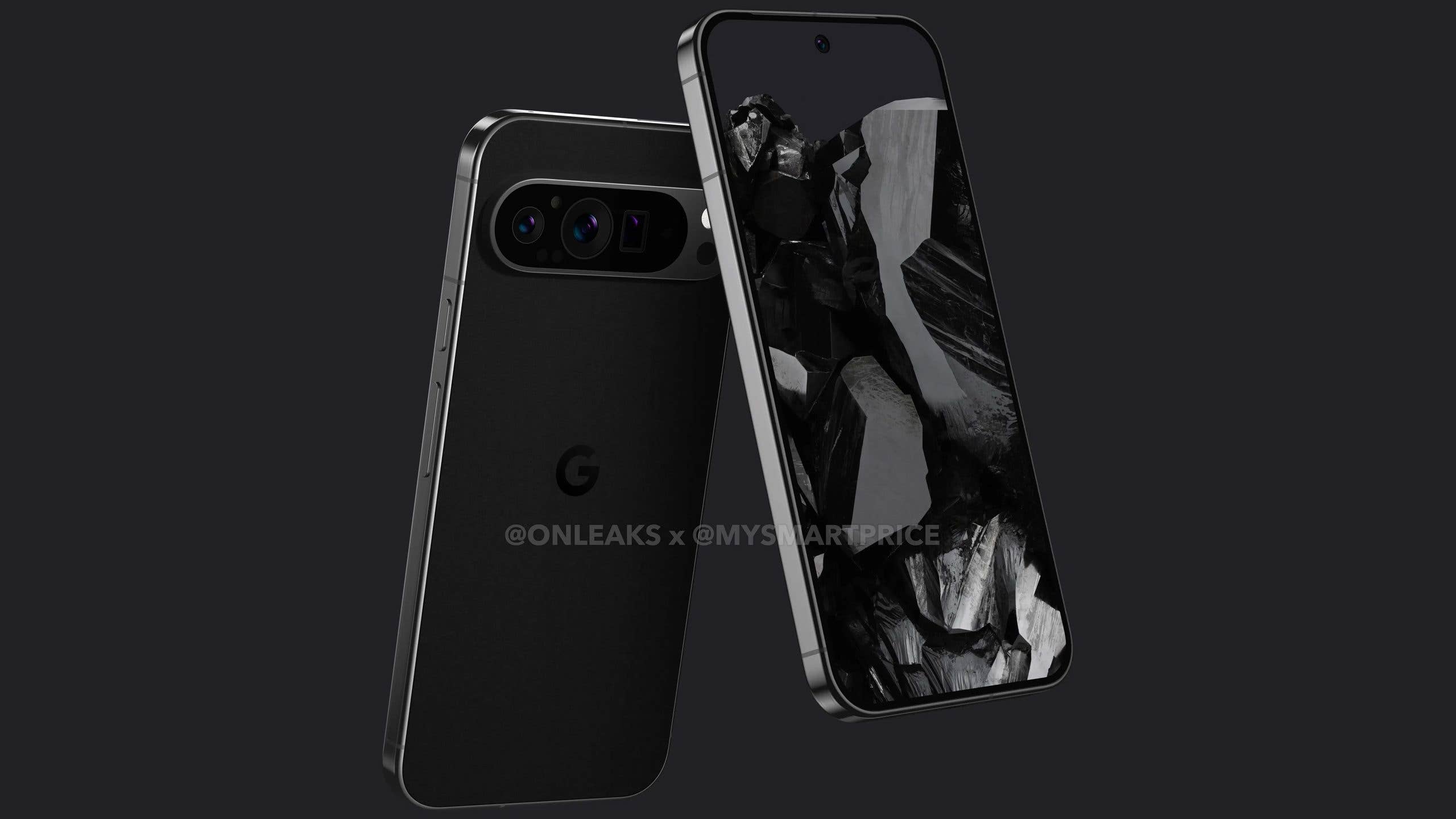 Le Pixel 9 Pro serait doté d'un écran plus petit de 6,5 pouces, mais les dimensions ont peu changé. / © OnLeaks / My Smart Price