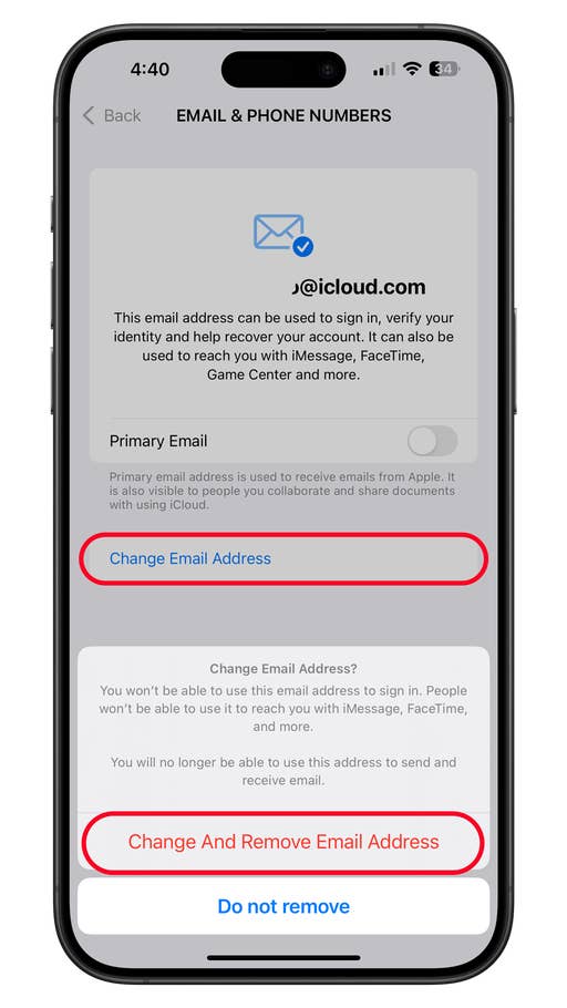 Comment modifier lu0027adresse e-mail iCloud de votre compte Apple?