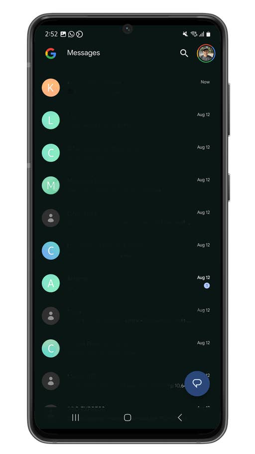 Comment migrer de Samsung Messages vers Google: Étape 3
