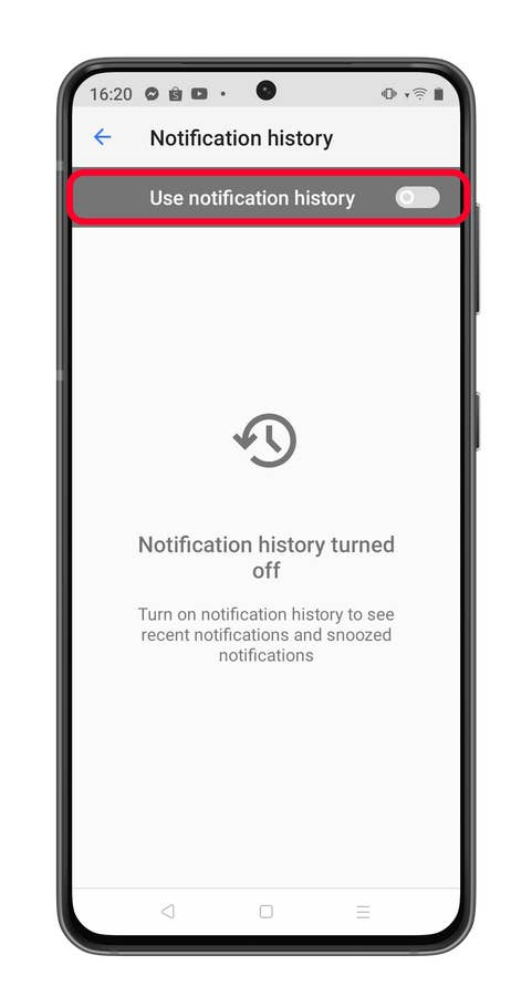 Comment voir les anciennes notifications sur un Realme