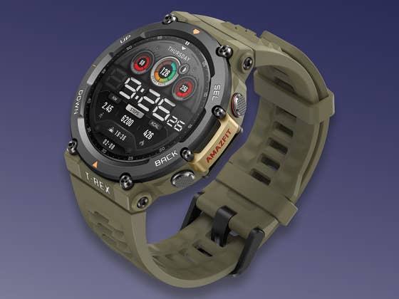 La nouvelle montre connect&eacute;e Amazfit T-Rex 2 de Huami d&eacute;barque en France