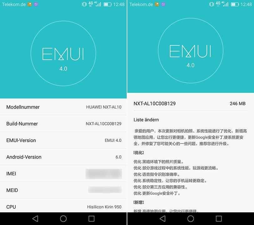 Huawei Mate 8 Software 1