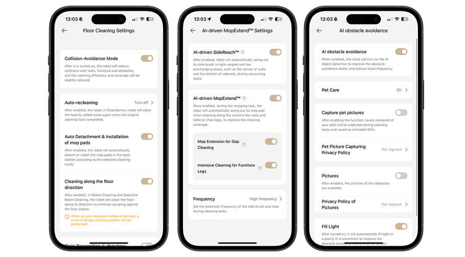 Capture du0027écran de lu0027application Dreame Home
