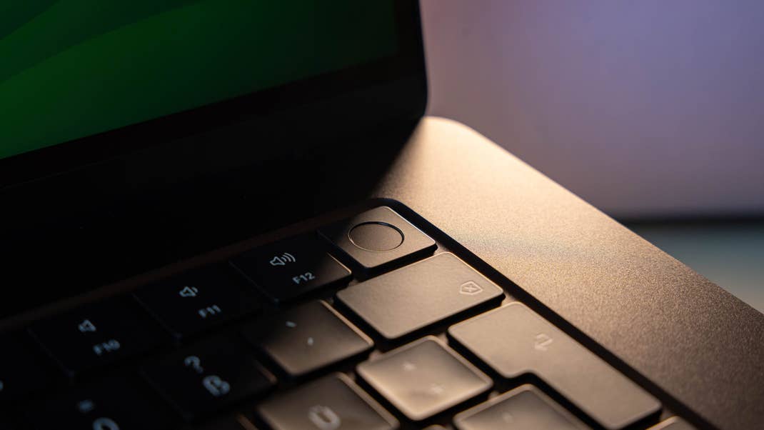 Le bouton Touch ID du MacBook Air M3
