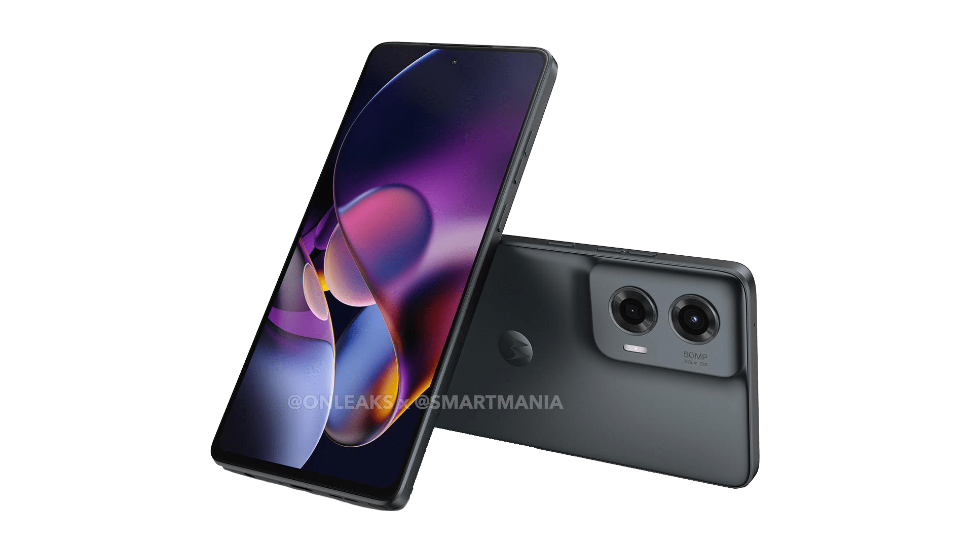 Le Moto G Stylus 2024 de Motorola en noir. / © On Leaks / Smart Mania