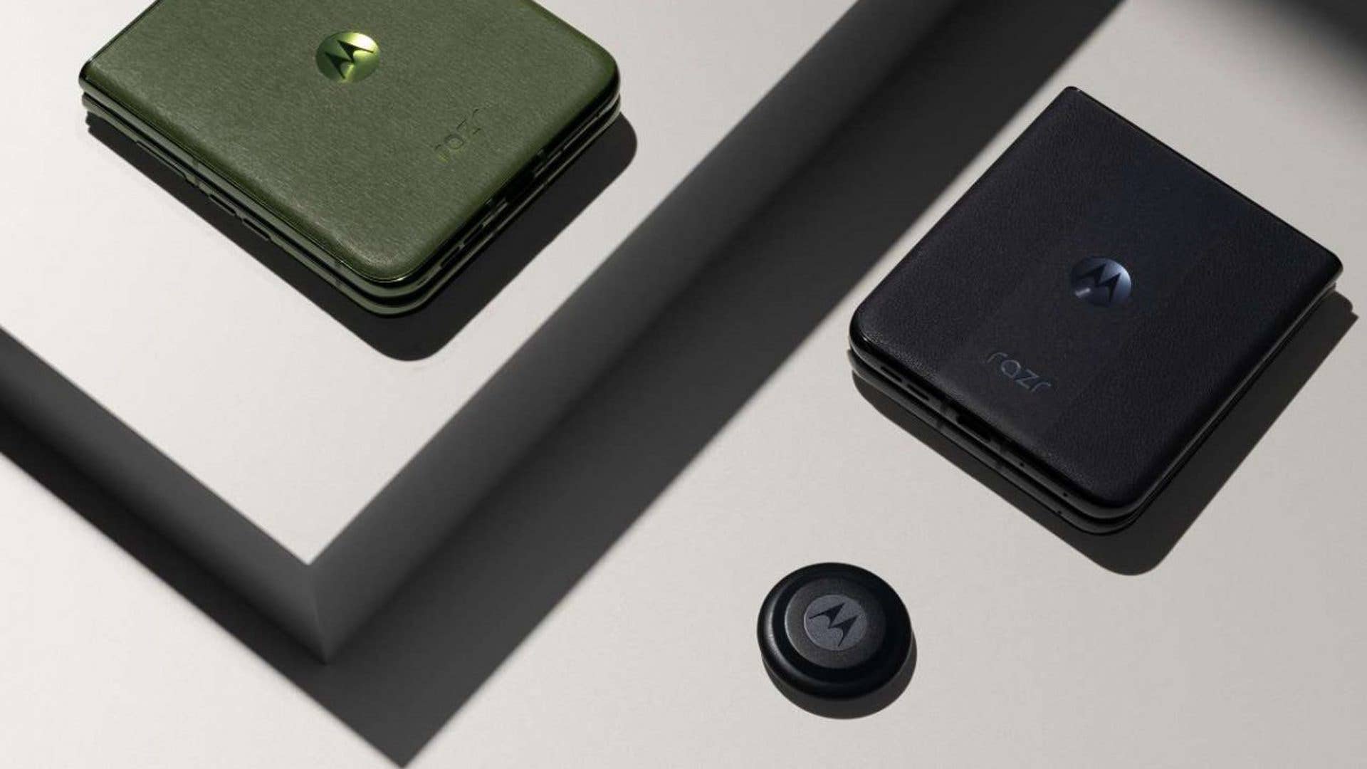 Le tracker d'objets Moto Tag vu de haut.