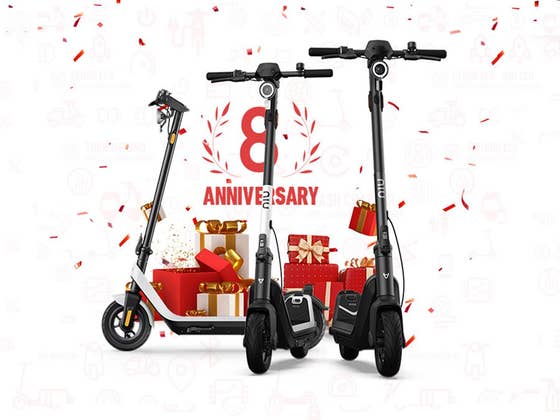 NIU fête ses 8 ans: 20% de réduction sur ses trottinettes électriques!
