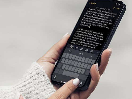 Comment utiliser le clavier de votre iPhone ou Samsung Galaxy comme trackpad