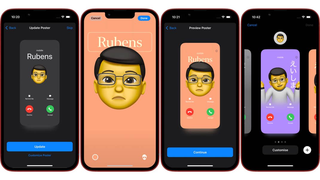 iOS 17: Contact poster