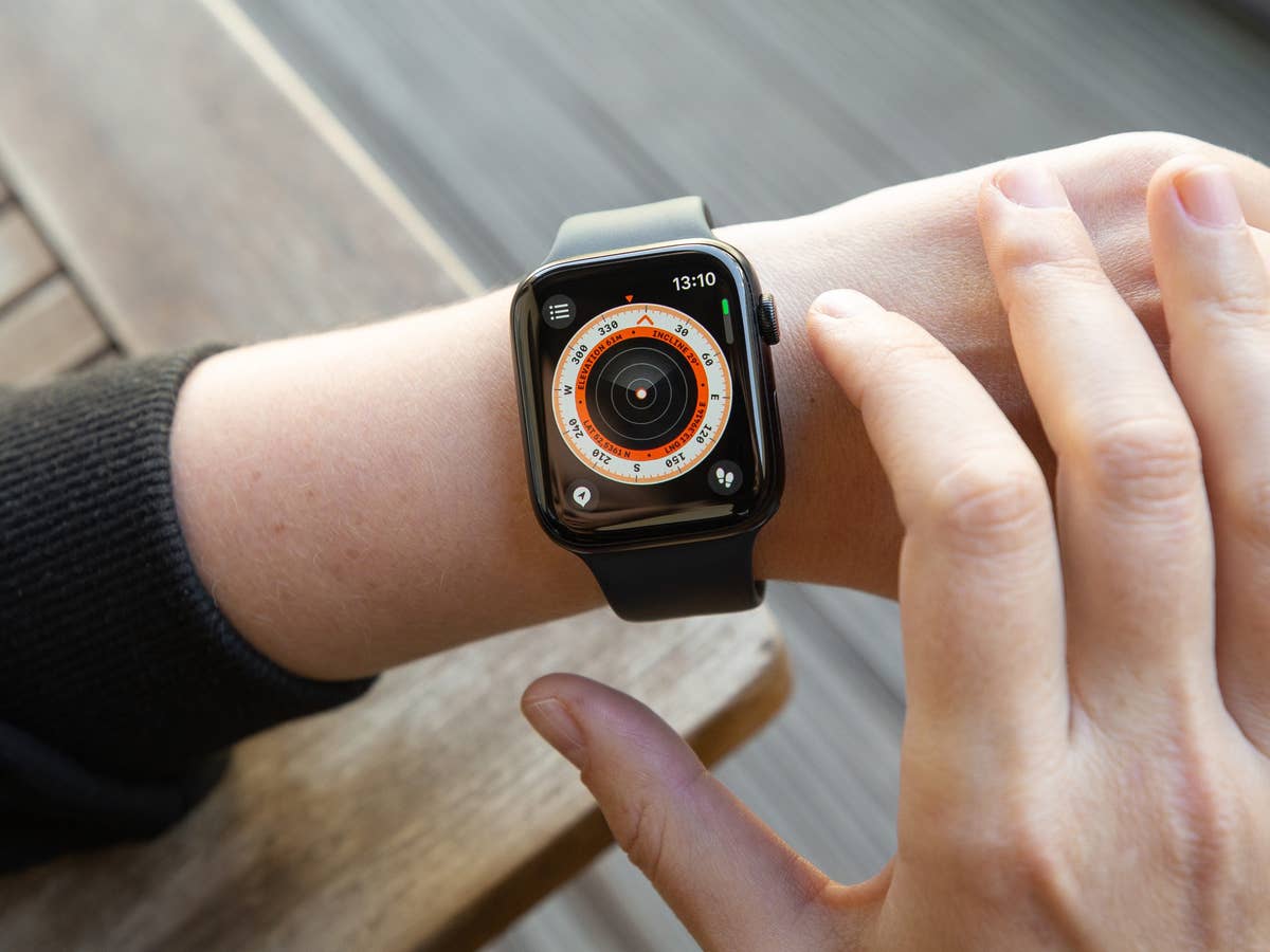 La nouvelle application Boussole Apple Watch SE