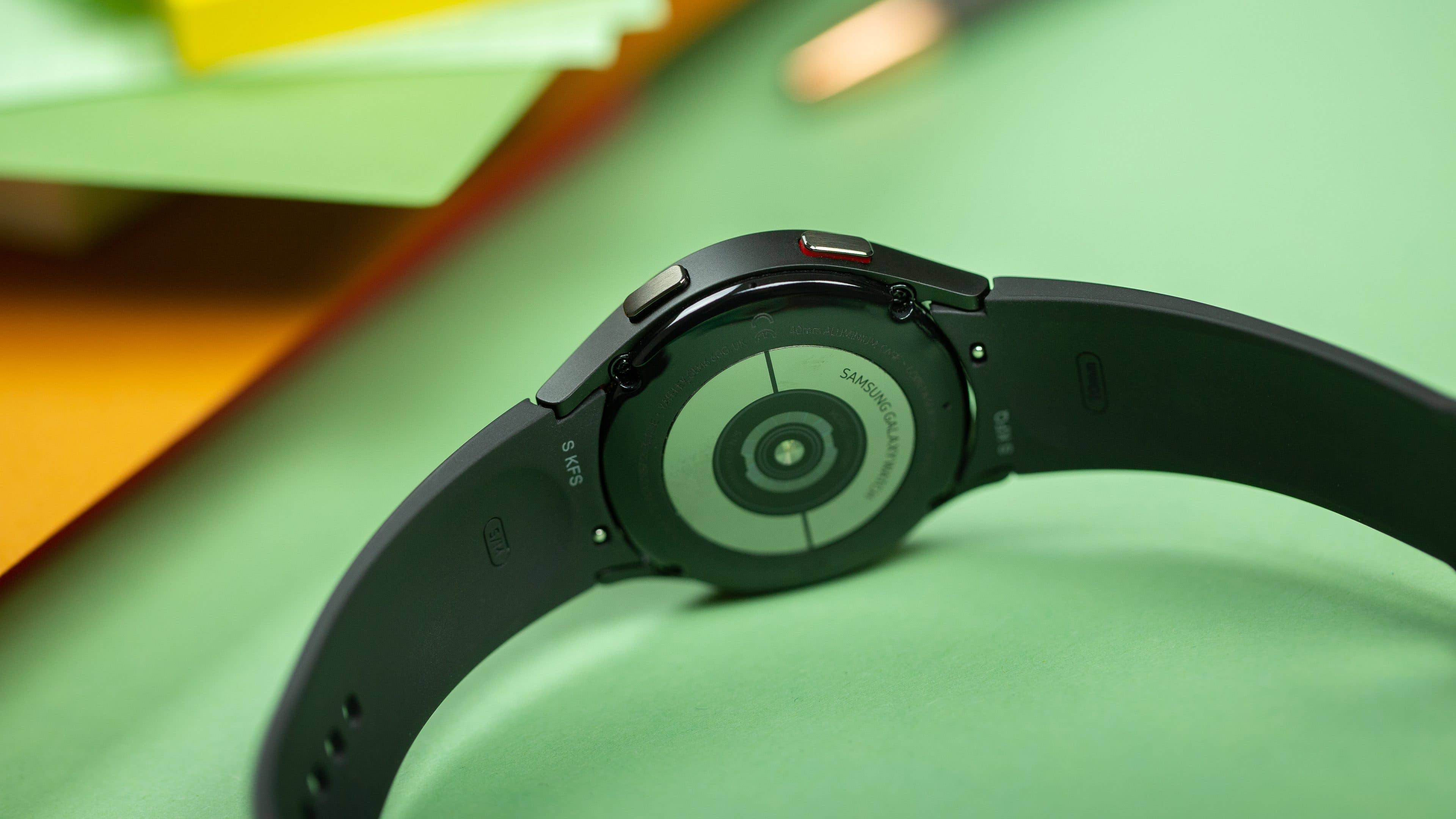 Vue du dessous de la Galaxy Watch 4