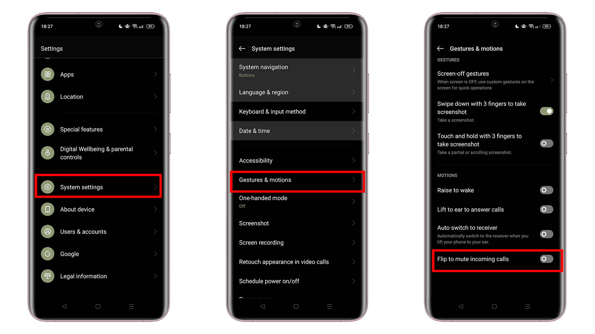 Nextpit how to flip mute android