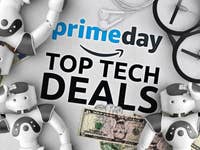 Un visuel pour illustrer notre sélection des meilleurs bons plans tech du Prime Day d'Amazon.