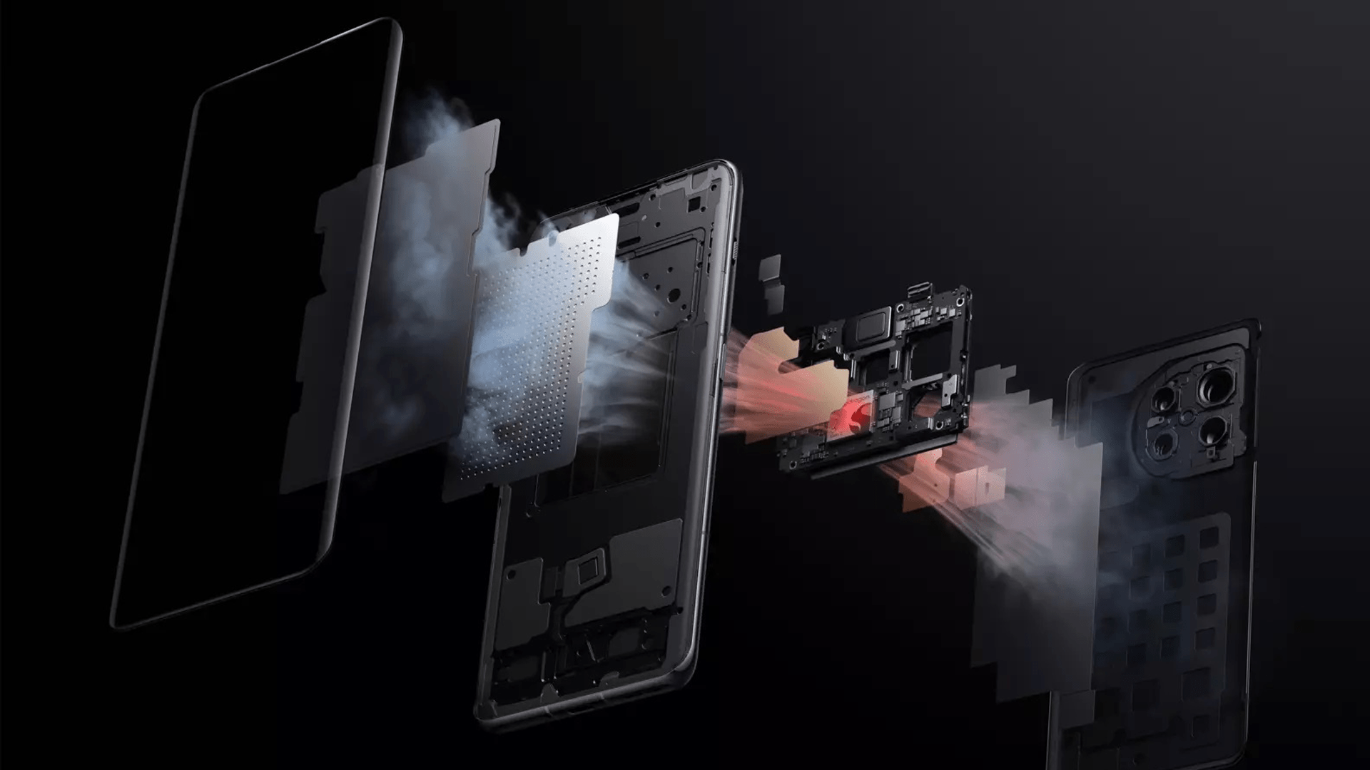 Le OnePlus 11 dispose d'un système de refroidissement multicouche comprenant une chambre à vapeur d'une surface de 3 685 mm² / © OnePlus.