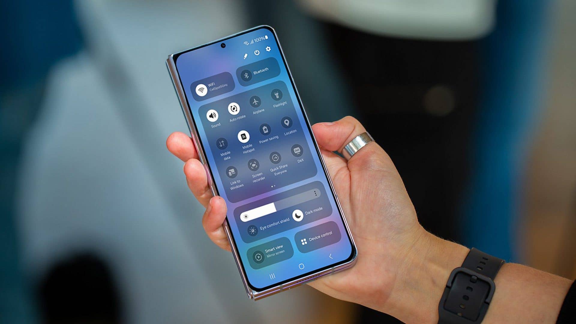 Samsung a déjà donné un nouveau look au panneau des paramètres rapides dans One UI 6.