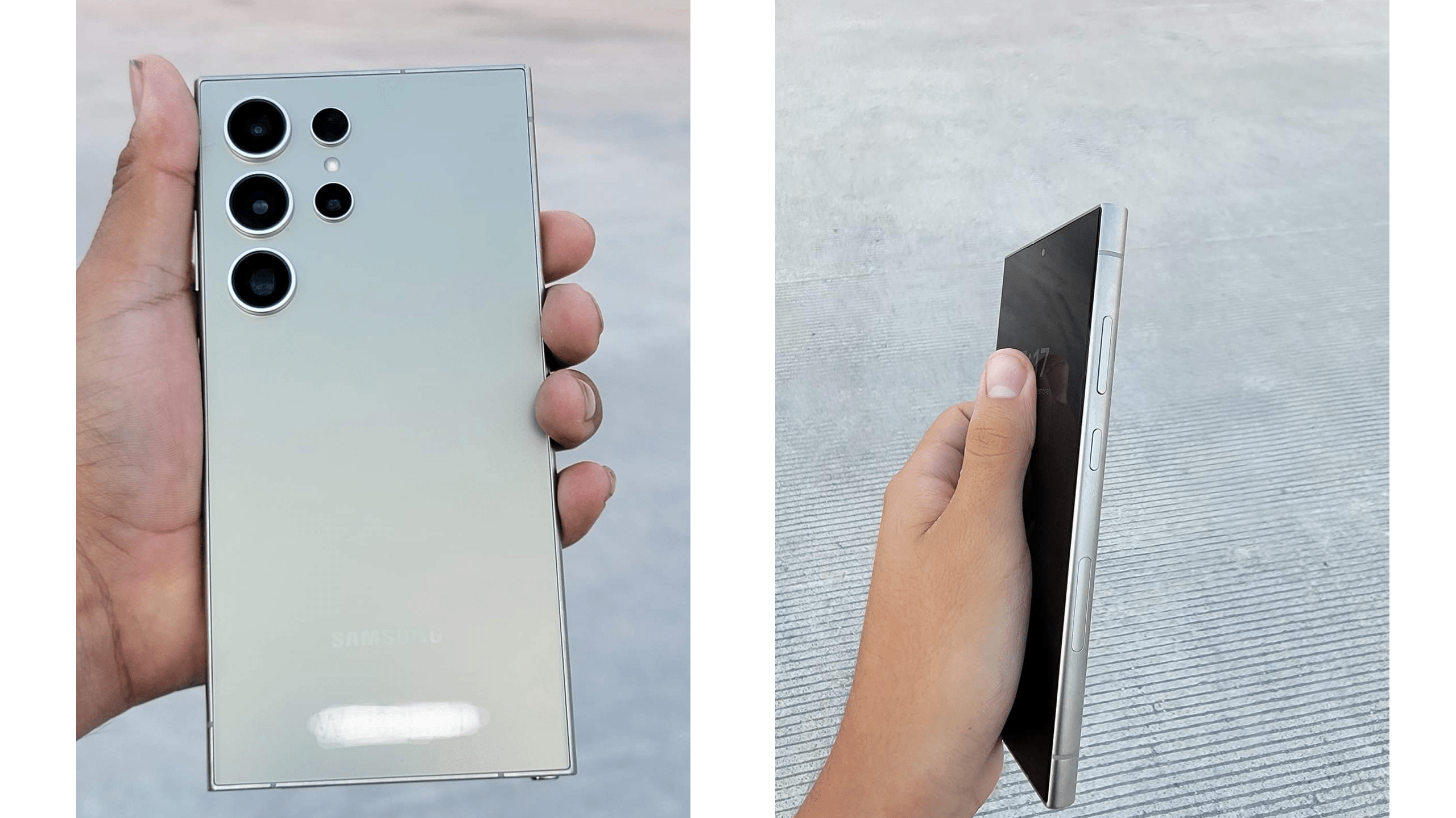 Les photos présumées du Samsung Galaxy S24 Ultra / © X/u/DavidMa05368498