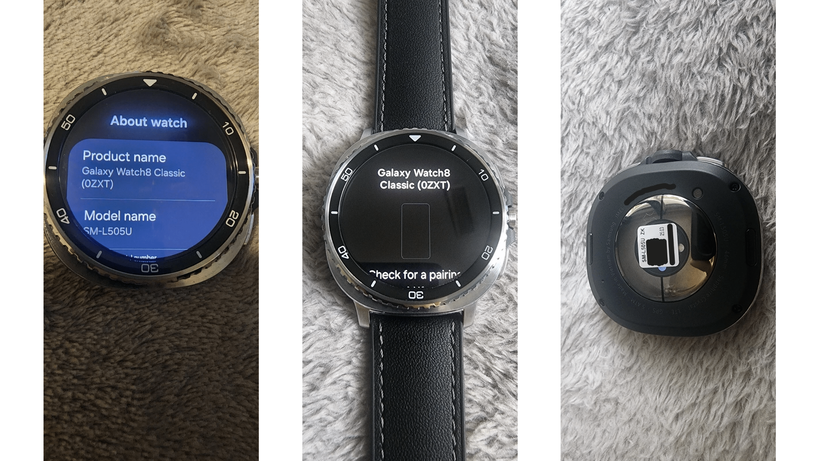 La Galaxy Watch 8 Classic avec un design en squircle et sa lunette rotative