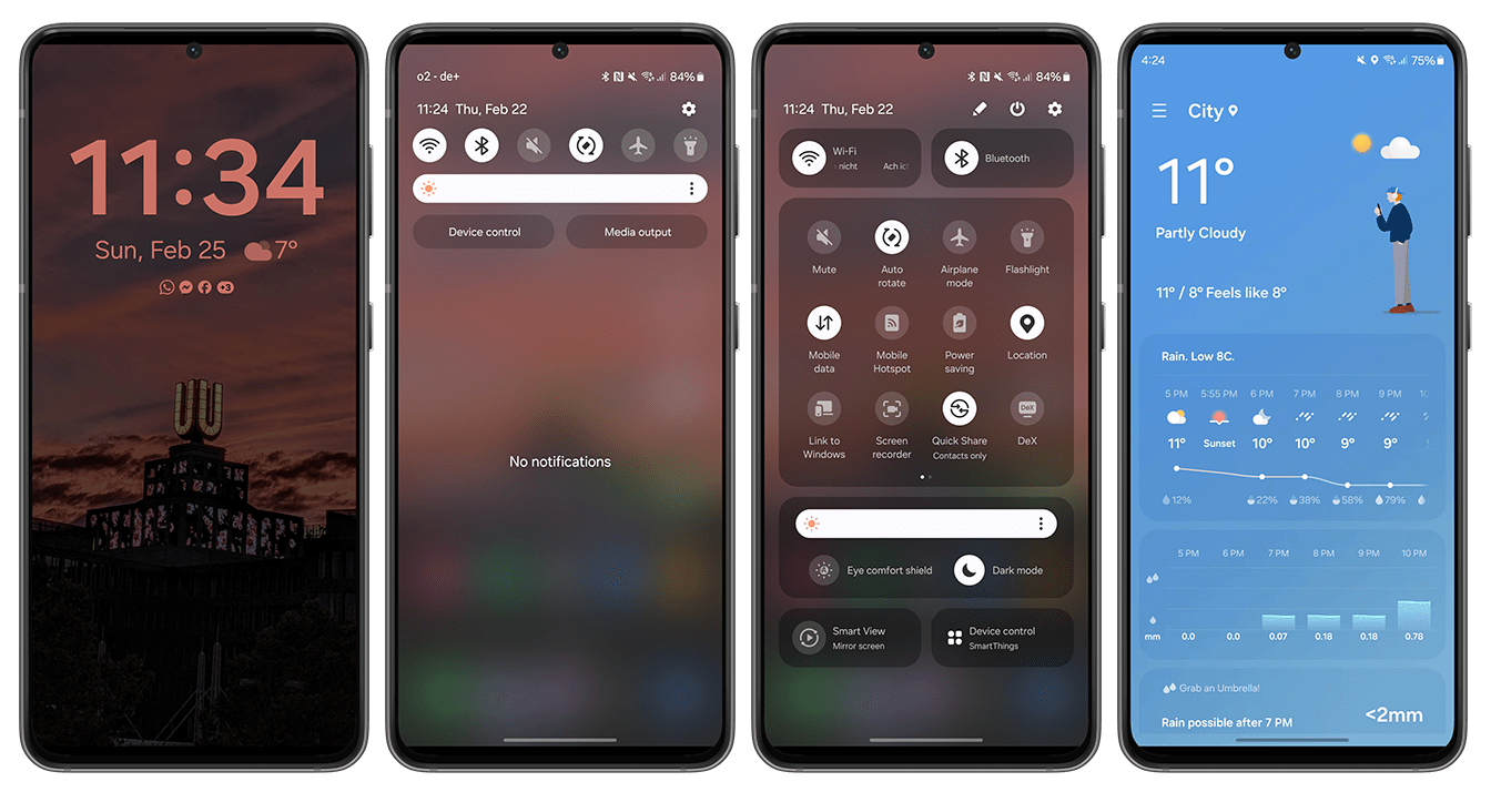 Une capture d'écran de l'interface de One UI 6
