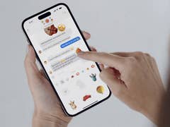 iOS 17: Stickers react