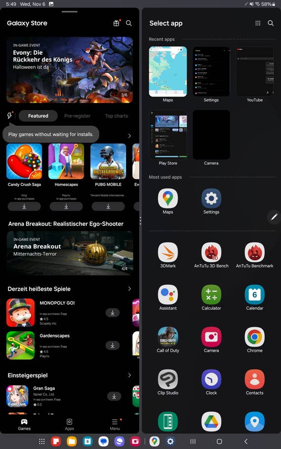 Samsung Galaxy Tab S10+ - Captures du0027écran et photos de test