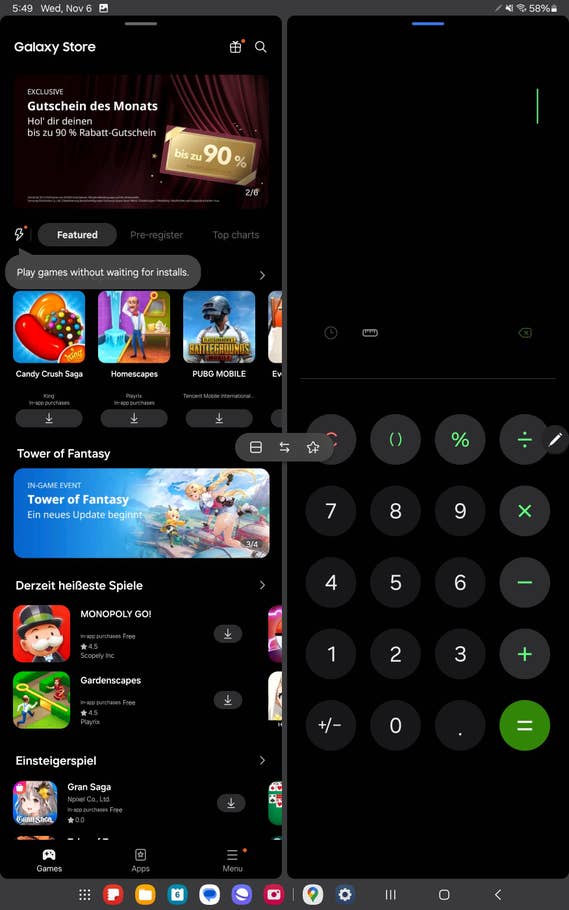Samsung Galaxy Tab S10+ - Captures du0027écran et photos de test