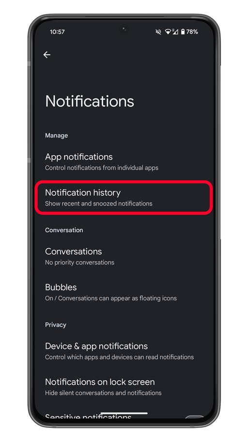 Comment voir les notifications du0027applications anciennes ou supprimées