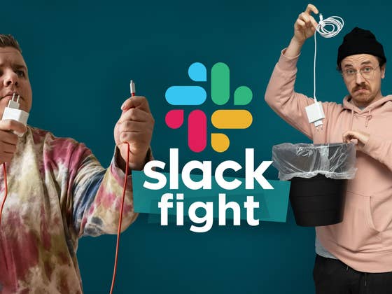 Slack Fight: On tranche le d&eacute;bat des smartphones sans chargeurs pour sauver la plan&egrave;te