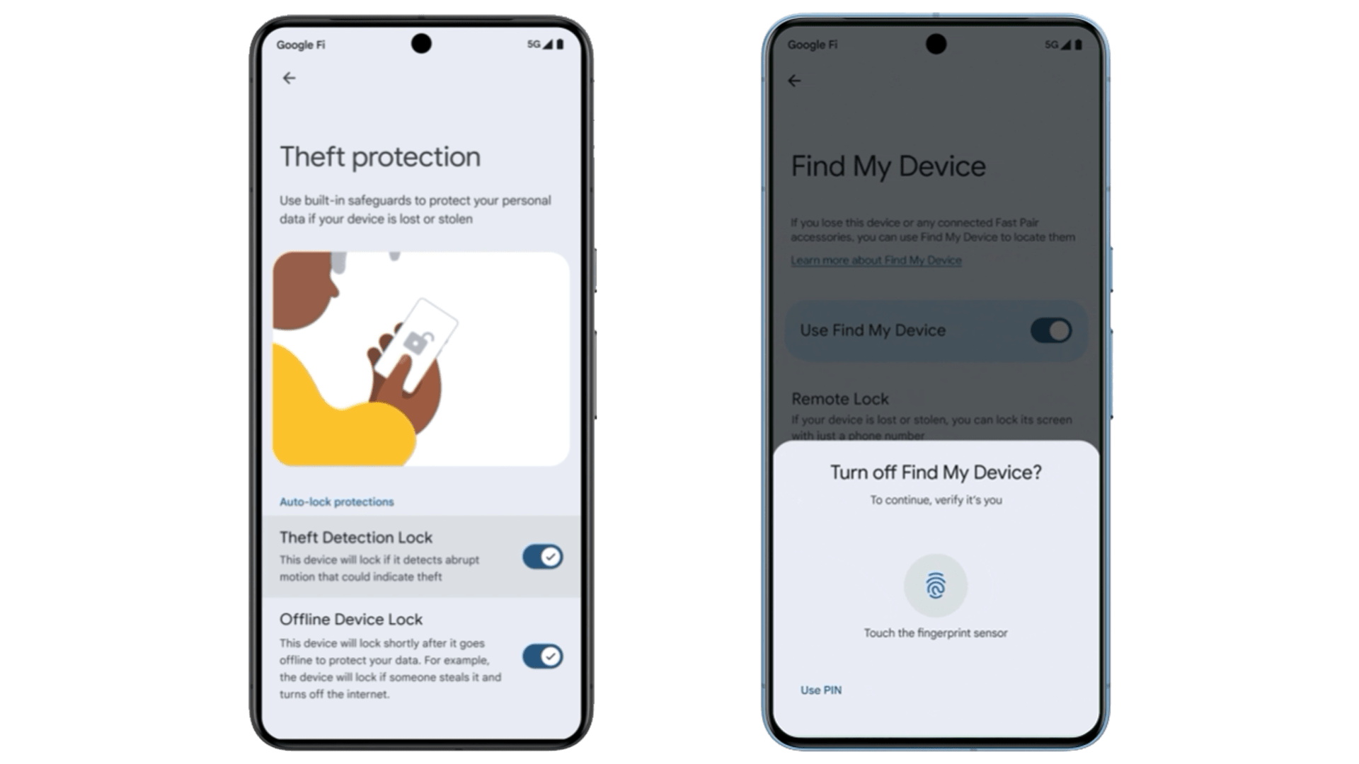 Captures d'écran Android