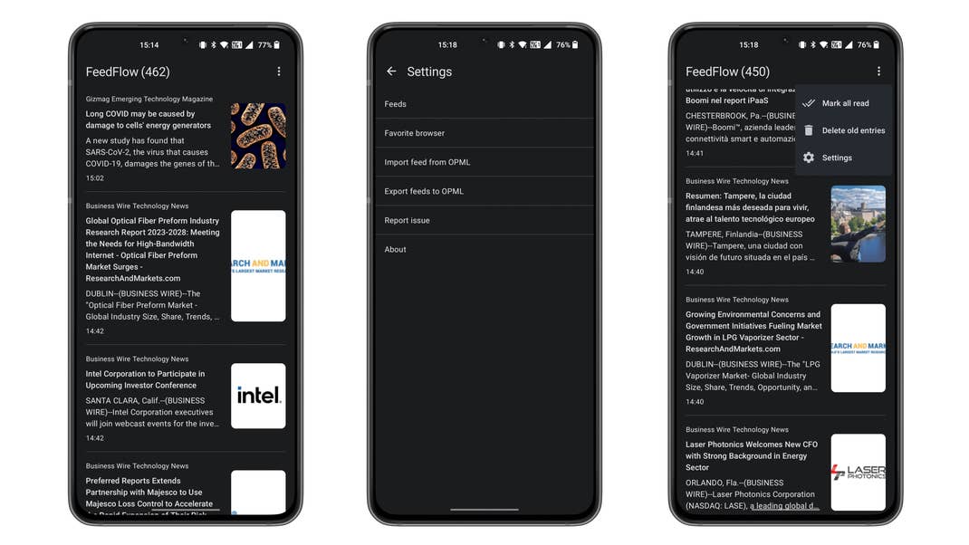 Top 5 apps - FeedFlow