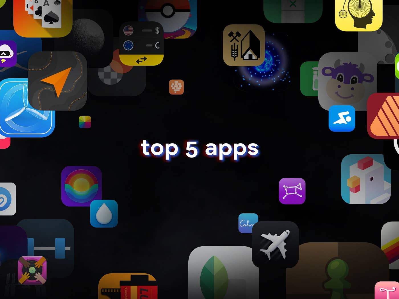 Top 5 des applications de la semaine